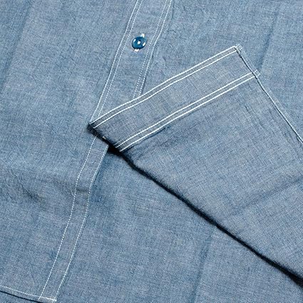 Amazon.co.jp: [バズリクソンズ] BLUE CHAMBRAY WORK SHIRTS LONG